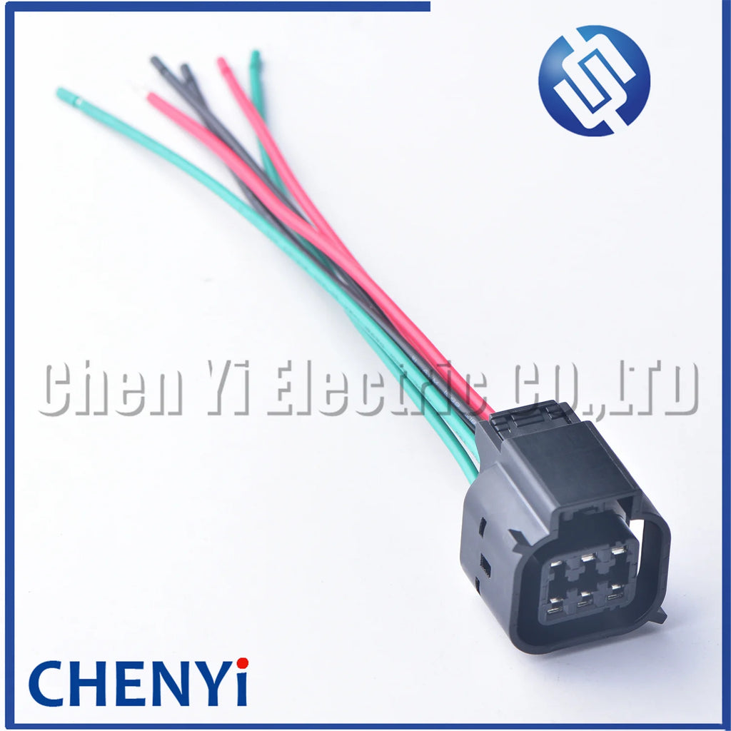6 Pin Automotive Waterproof connector male female Headlight drive Wiring Harness plug For Hyundai Freddy ix25 ix35 Rena Santa Fe