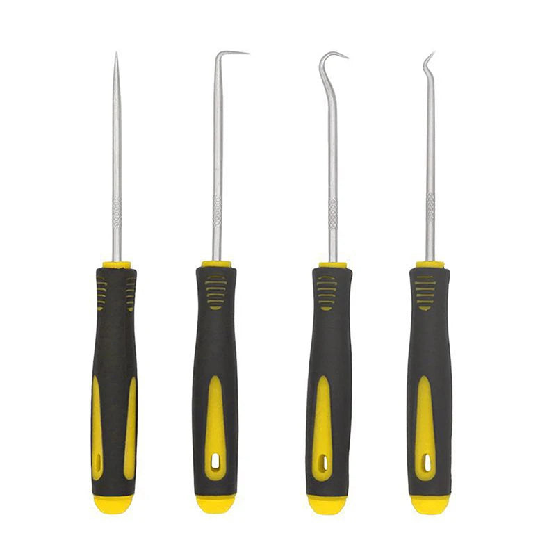 4Pcs/set Sealing Repair Props Car Auto Vehicle Oil Seal Screwdrivers Set O-Ring Seal Gasket Puller Remover Pick Hooks Tools