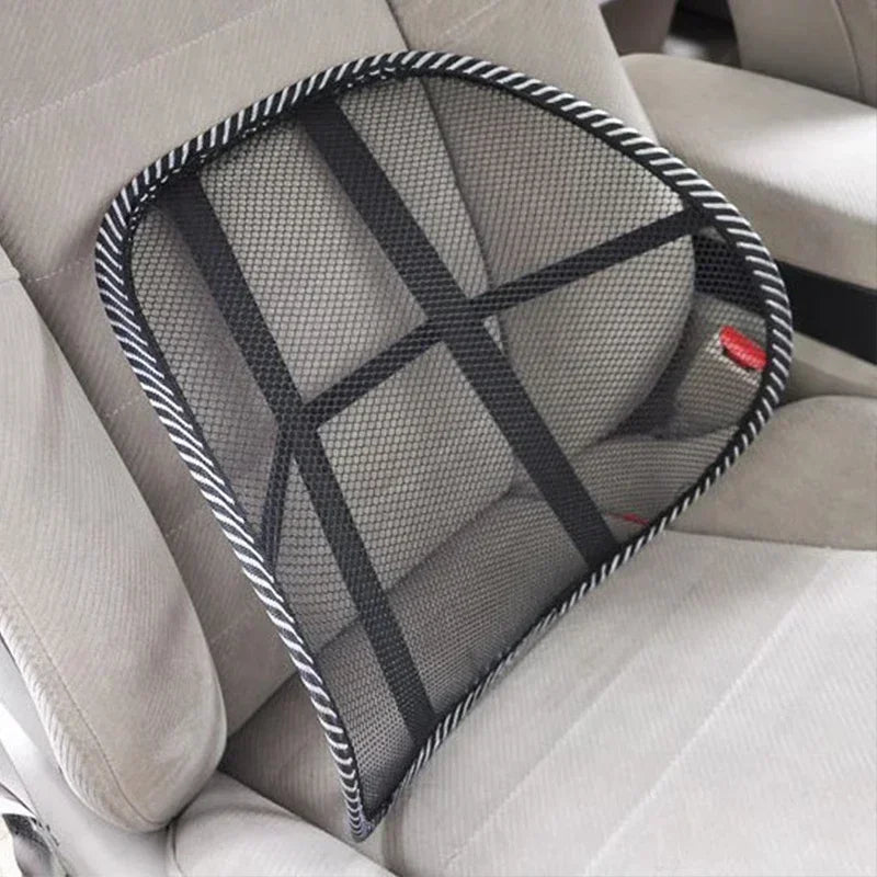 Car Seat Office Chair Massage Back Lumbar Support Mesh Ventilate Cushion Pad Black Mesh Back Lumbar Cushion for Car Driver Amagi