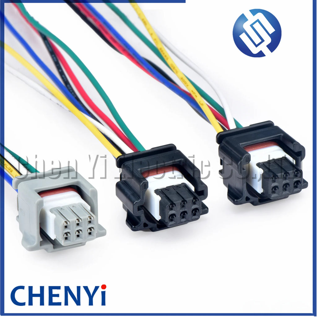 6 Pin Automotive connector Car reversing radar rearview camera harness plug 90980-12A59 90980-12790 82824-78020 For Toyota