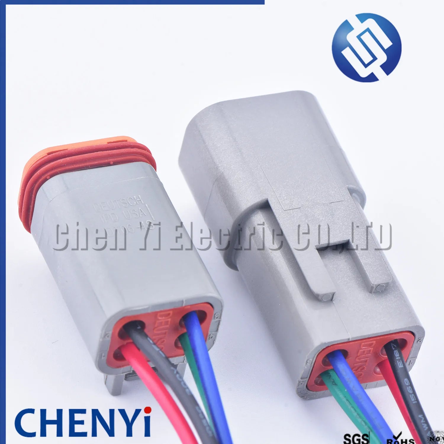 DT 2 3 4 6 8 12 Pin Automotive Sealed Electric Plug male female Waterproof Connector Wire Harness DT06-2S DT04-2P For Deutsch