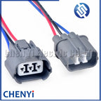 3 Pin Auto Waterproof Connector HeadLight Leveling Device Wire harness plug 6189-0130 6181-0071 For Honda B-Series Nissan Mazda