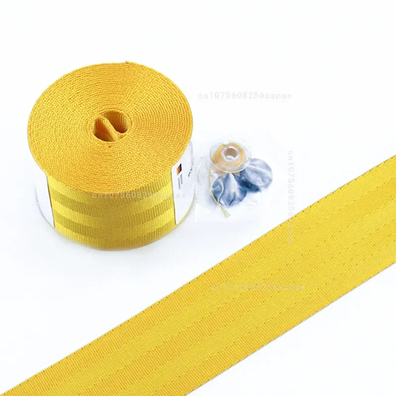 Car Seat Belt Auto Strengthen Seat Belt Webbing Fabric Racing Car Modified Seat Safety Belts Car Accessories Amagi