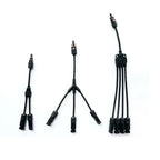 1/5 Sets Photovoltaic Solar PV Connector IP67 Y/T Type 30A 1000V 3-7 Way Branch Kit for PV/MC Cable 2.5/4/6mm² Battery Module