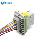 1-1703639-1 Car connector 12-hole new energy waterproof connector harness plug 2-1564414-1 2-1703639-1 2-1564520-1