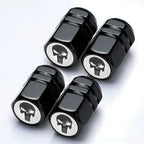 4Pcs Tire Valve Stem Caps, Universal Car Wheel Air Valve Dust Proof Covers for Cars, Trucks, SUVs, Bikes and Motorcycles Amagi