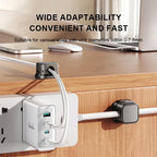 6/12 PCS Magnetic Cable Clips Cable Smooth Adjustable Cord Holder Under Desk Cable Management Wire Keeper Organizer Holder Amagi