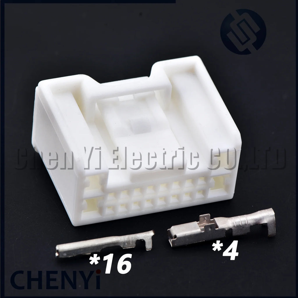 20 Pin Auto Connector Car navigation host plug Automotive harness plug Socket 6098-3826 6098-3818 90980-12378 For Toyota Lexus