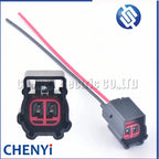 2 Pin Auto Waterproof Connector Air Temp Sensors Wiring Harness plug pigtail For 3U2Z-14S411-EKB E-4995