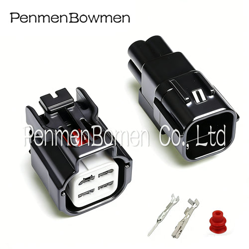 1 Set 4 Pin 6189-7600 Car Oil Water Separator Electrical Cable Connectors Waterproof Female Male Wire Harness Plug 6189-7599