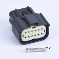 12 Pin car Automotive Headlight Plug Female or Male Connector plug 33472-1201 33482-1201 For Ford Focus Mondeo Buick Chevrolet
