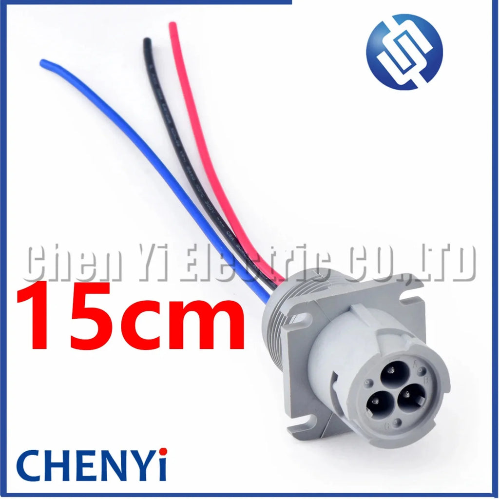 3 Pin waterproof auto connector female or male HD16-3-16S HD14-3-96P wire harness plug HD10-3-96P