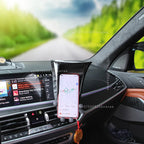 Car Mobile Phone Sunscreen Foldable Not Hot Stuck Screen Non-reflective Free Of Installation Mobile Navigation Sunshade amabilis