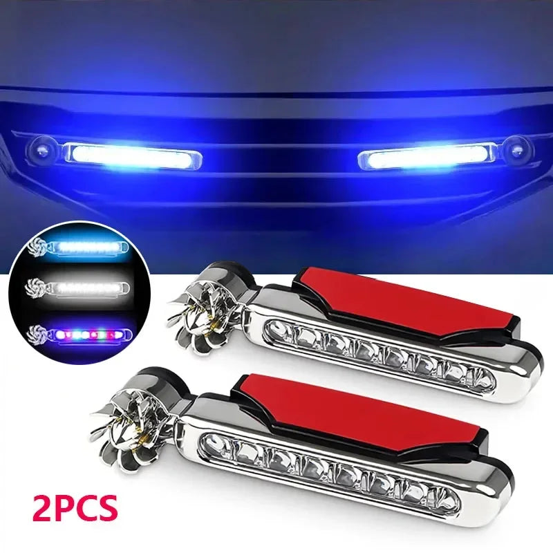 Wiring-free Car Wind Light Led Daytime Running Light Daytime Running Light Modified Wind Energy Light Decorative Light Wind Amag