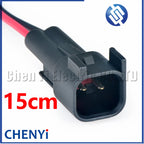 2 Pin Automotive Turn Signa lamp connector Fog Lights Wire harness Plug 2272457 J1B112B591AA 6R3Z-13411-BA E-4014A E-4011A