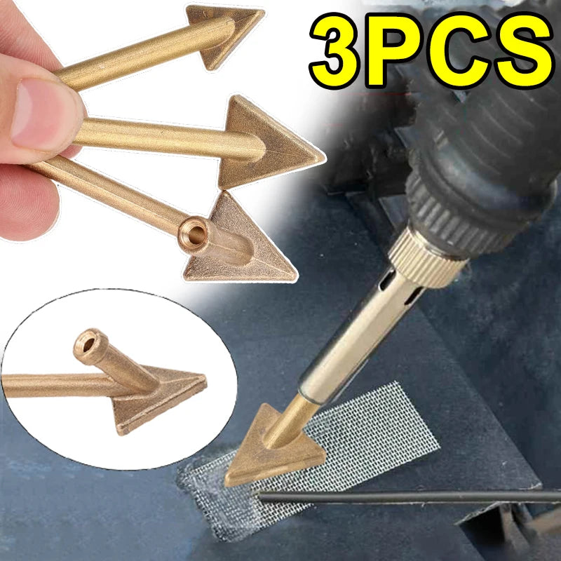 1/2/3PCS Welder Soldering Tips Replacement Tips for 80 Watt Iron Plastic Welding TPO TEO Auto Bumper Welder Equipment Accessory