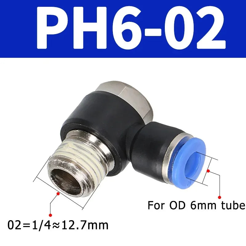 10/50/200PCS Pneumatic Straight Connector BSPT Thread, External Hex Air Hose Fitting 1/8 1/4 3/8 1/2 Inch for Air Compressor