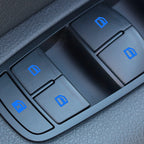 Luminous Car Window Button Sticker Night Glowing Lifting Switch Safety Decoration Stickers Door Window Lifter Switch Decals