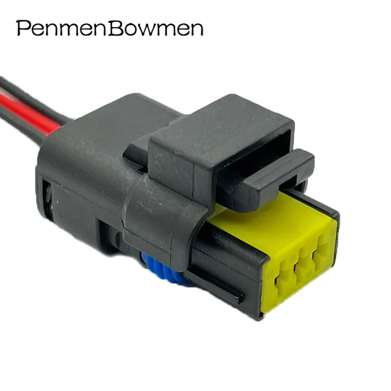 1 Set 3 Pin 211PC032S0049 Auto Headlight Gearbox Electrical Connectors Waterproof Female Wire Harness Plug For Peugeot Citroen
