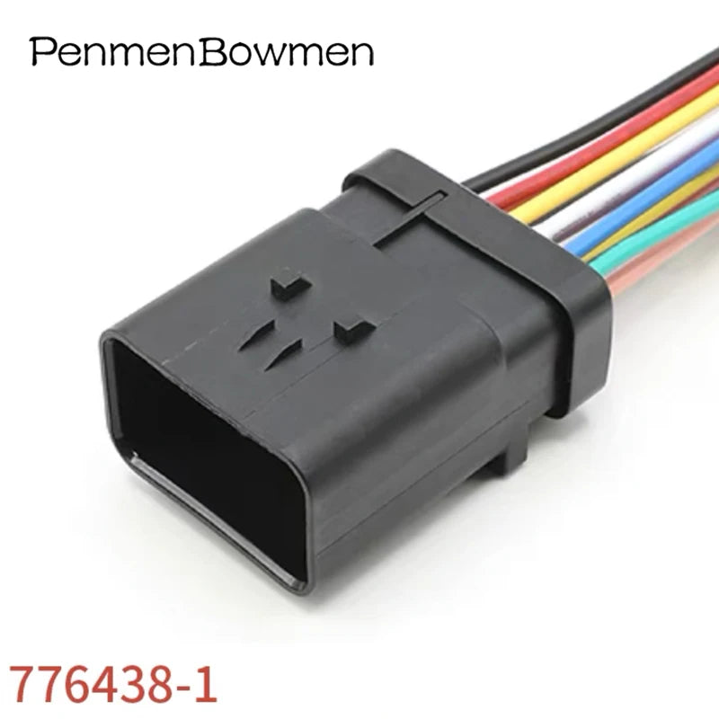 1 Set 2 3 4 6 8 12 Pin Auto Injector Excavator Fuel Electrical Cable Connectors Female Male Wire Harness Plug 776433-1 776429-1