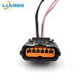 Suitable for Hyundai Sonata Tucson Kia K3 K5 Smart Car reversing radar harness plug 6P connector