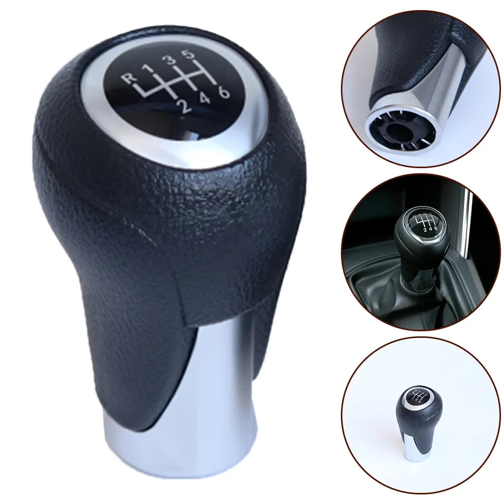 Car Gear Shift Knob FOR MAZDA 2 3 6 For CX-5 Auto Leather Gear Lever Head Shifter Manual TRANSMISSION Accessories