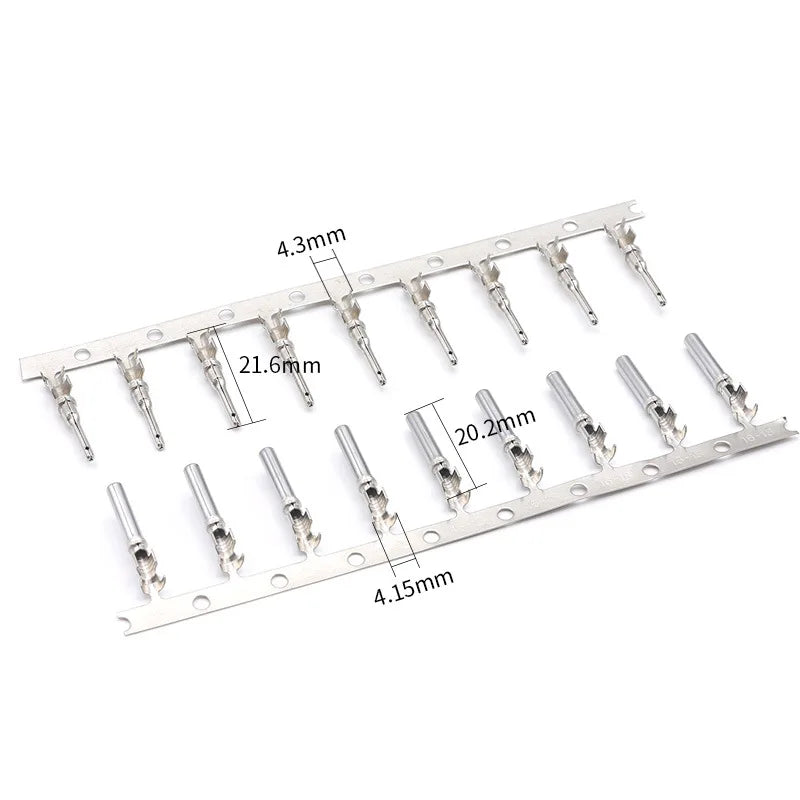 1/5 Boxes 250pcs Deutsch DT Series Waterproof Wire Connector Kit Automotive Sealed Plug with Pins DT06-2/3/4/6S DT04-2/3/4/6P