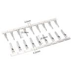1/5 Boxes 250pcs Deutsch DT Series Waterproof Wire Connector Kit Automotive Sealed Plug with Pins DT06-2/3/4/6S DT04-2/3/4/6P