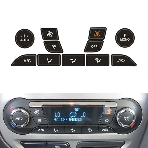 1 Set Car Air Condition Control Switch Button Repair Stickers For Ford Focus 1999 To 2005 Button Repair Sticker