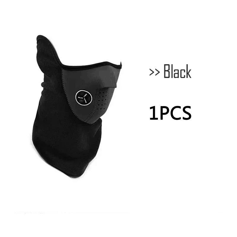 Winter Fleece Thermal Windproof Ski Mask Neck Guard Scarf for Cycling Running and Outdoor Activities Keep Warm and Comfortable