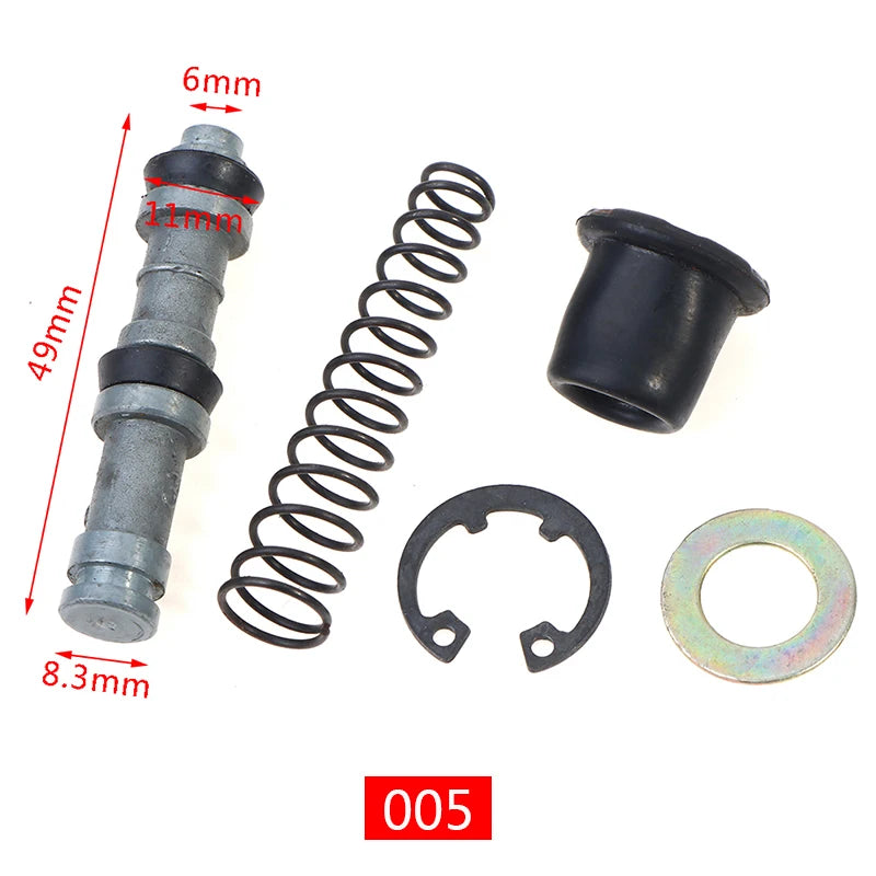 1Set 11mm 12.7mm 14mm 16mm Motorcycle Clutch Brake Pump Piston Plunger Repair Kits Master Cylinder Piston Rigs Repair Accessorie