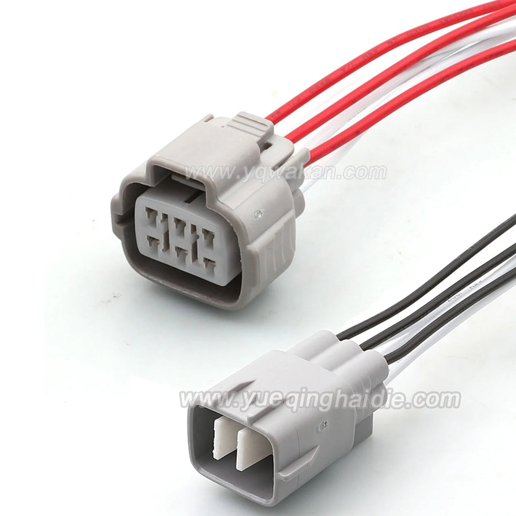 6 Pin 2.2mm Waterproof Male Female Connectors Light Lamp plug Air Conditioner Compressor Plug for Toyota 6188-0175 6189-0323