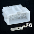 6 Pin Auto connector motorcycle Rectifier regulator Plug 7123-2765 DJ7068-6.3-10 MT12V12-ZSA32 7122-2860 6070-6621 171897-1