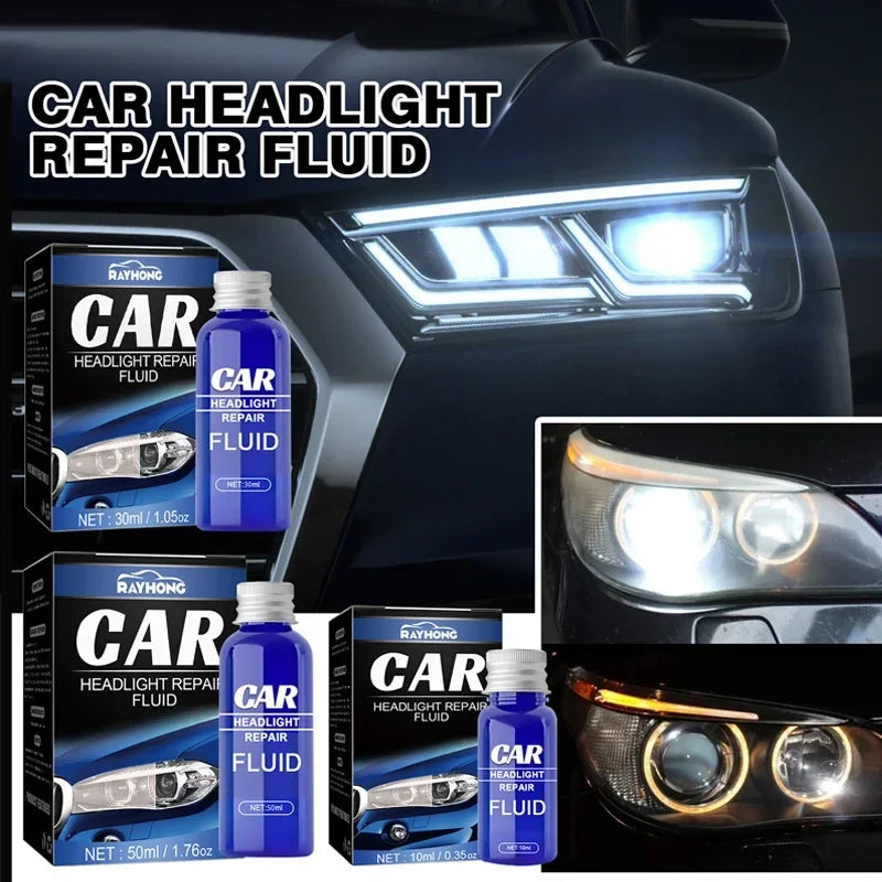 Ceramic Coating Headlight Auto Lamp Crystal Polish Headlight Headlight Repair Polishing Nano Nano Coating Fluid Fluid Polis Amag