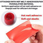 10M-200M 3:1 Heat Shrink Tubing, Dual Wall Adhesive Lined, Black/White/Red/Blue/Yellow, Waterproof Wire Cable Sleeve