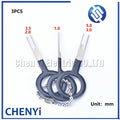 3pcs Car plug terminal removal tool set terminal Pin retractor pick needle harness terminal Needle ejector tool terminal ejector