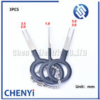 3pcs Car plug terminal removal tool set terminal Pin retractor pick needle harness terminal Needle ejector tool terminal ejector