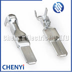 50 Pcs female or male 4.8mm series Brass tin plating crimping plug connector terminal Pins 8100-0466 8100-0447 8100-0448