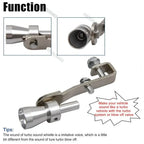 Aluminium Alloy Turbo Sound Tail Throat Exhaust Pipe Whistle Car Modified Part TC XL Muffler Whistle Exhaust Pipe Whistle Amagi