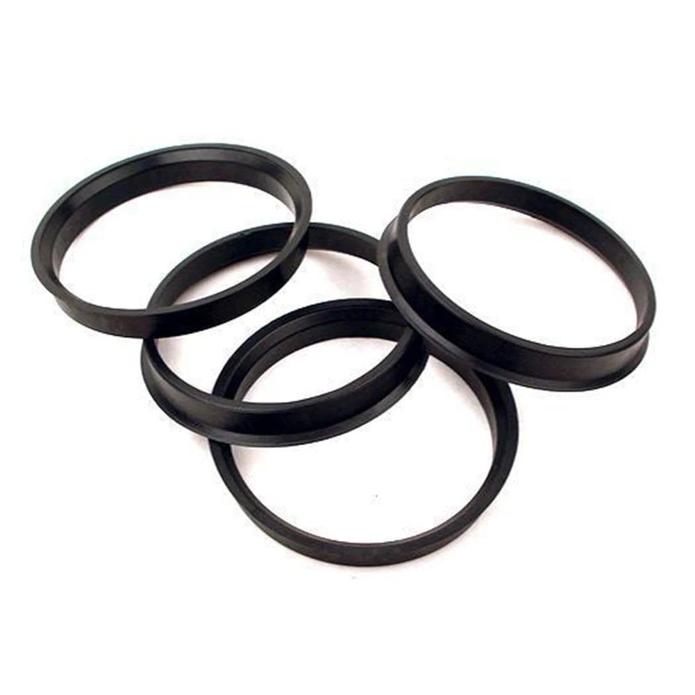 4Pcs Automotive Car Plastic Wheel Hub Centering Rings 74.1 X 72.6 Mm For BMW Wheel Bore Center Spacer Black Hubrings Bore