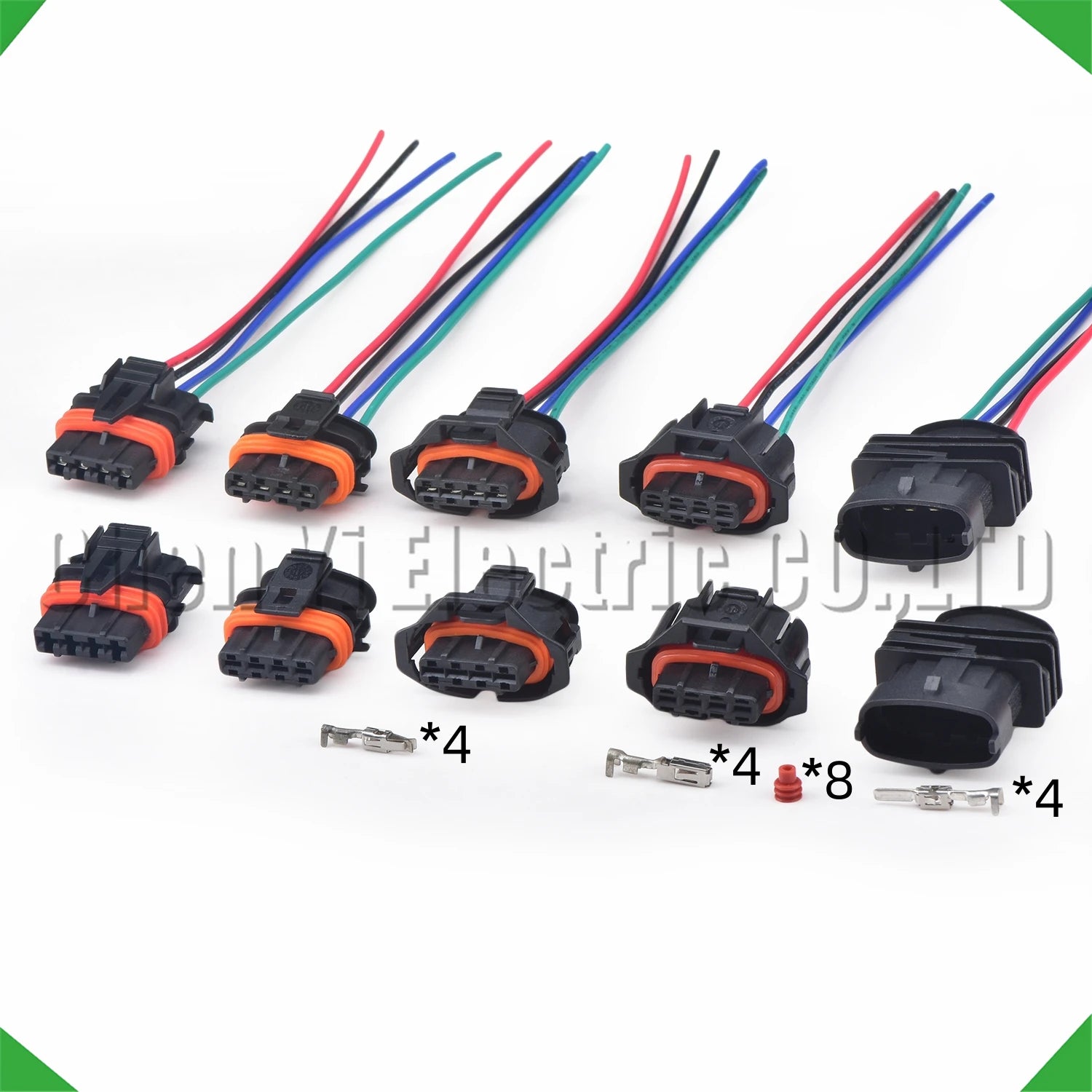 4-pin auto connector automotive connector intake pressure oxygen sensor