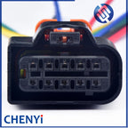 10 Pin Automotive Waterproof Connector Car Headlight Wire harness plug 1801600-1 1801606-1 For Citroen C5 Peugeot 301 307 408