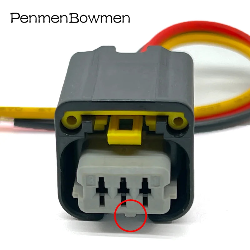 1 Set 3 Pin Auto Crankshaft Sensor Electrical Cable Connectors Wire Harness Plug 1801179-1 1801179 For Citroen Peugeot