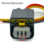 1 Set 3 Pin Auto Crankshaft Sensor Electrical Cable Connectors Wire Harness Plug 1801179-1 1801179 For Citroen Peugeot