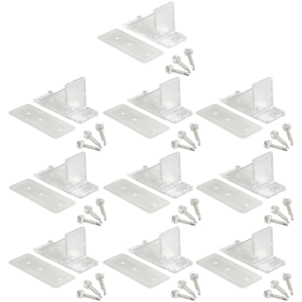 10 Pcs Compatible  Snow Guard For Metal Roof With  Foot Pads And Screws Including  Sealing Gaskets Easy Install  Secure Screws