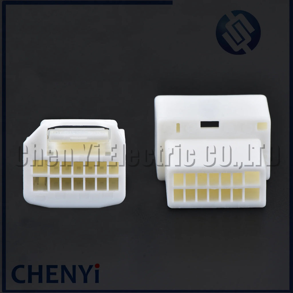 1 set 14 Pin Automobile connector Male Female Multi function seat plug Audio amplifier plug 90980-12804 for Toyota Honda Nissan