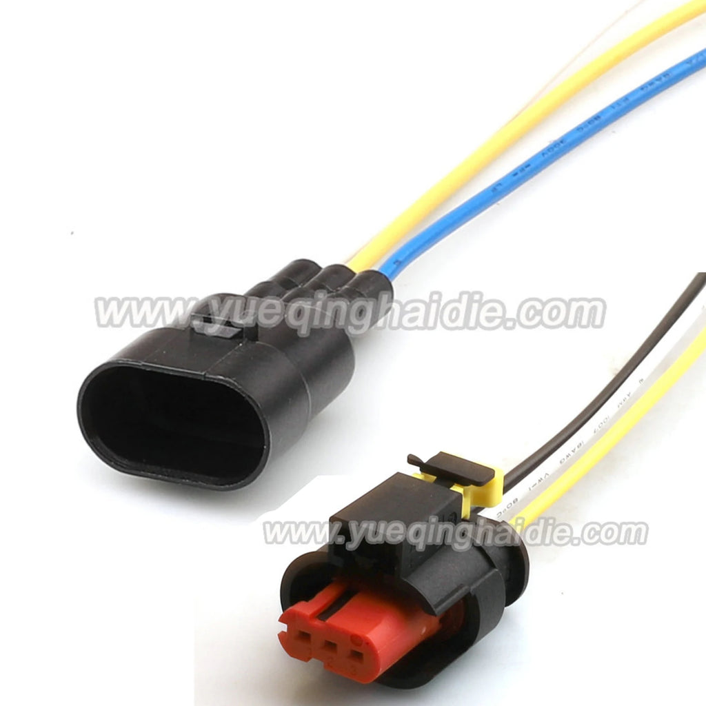 AMP 3Pin Connectors Waterproof 1.5mm Male Female Connectors Automotive Wiring Harness Cable Socket For isuzu 284426-1/284425-1
