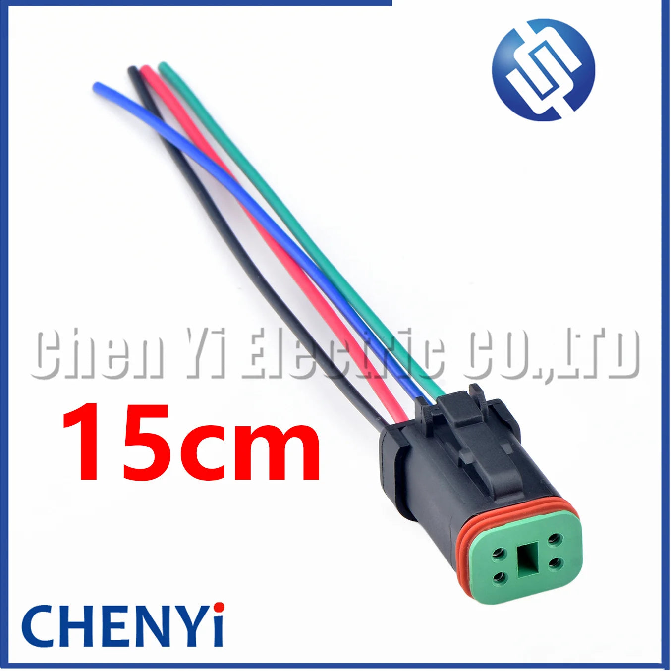 4 Pin Black DT series Connector Waterproof Plug Socket DT06-4S DT04-4P DT06-4S-E005 DT04-4P-E005 For Engineering Vehicle Deutsch