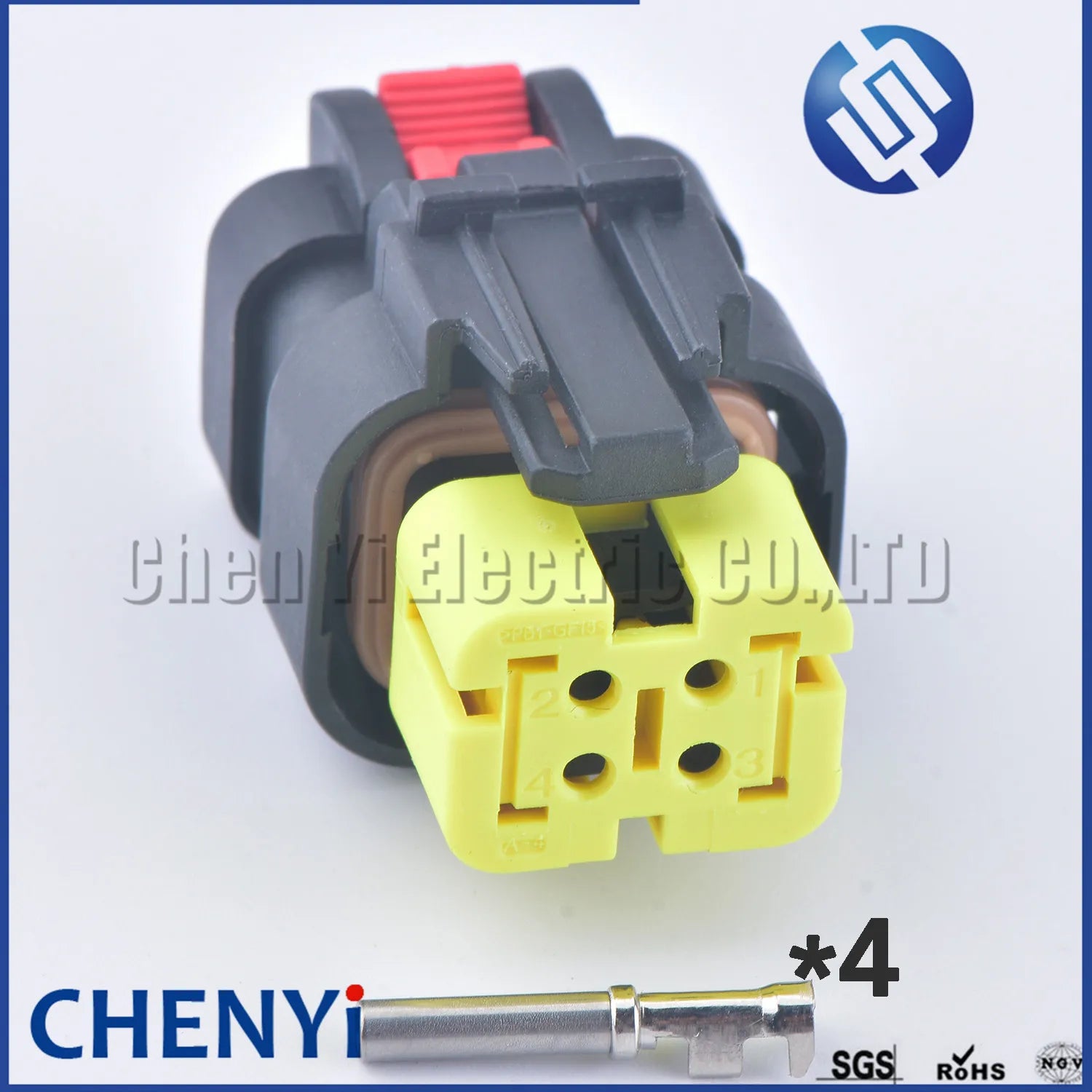 4 Pin 1.5 Series Car Waterproof Connector 776488-1 776487-1 776487-2 776487-3 776487-4 Harness plug for truck excavator