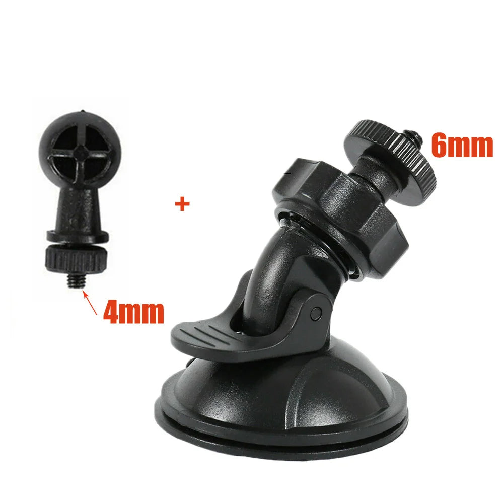 Car Mounted Recorder Bracket Car Video Recorder Suction Cup Bracket Camera Stand Suction Cup 4mm+6mm Car Accessories